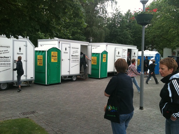 B�scher Wc-Wagen de luxe Toilettenwagen