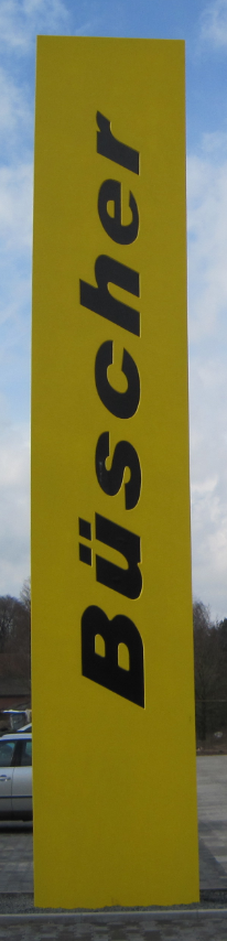 B�scher Werbetafel