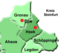 Standort in Gronau-Epe und Heek